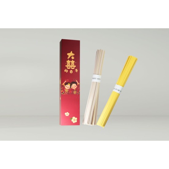 [FDN-2M] 手工靚麵 (雜錦, 150g, 2束掛麵, 盒裝)