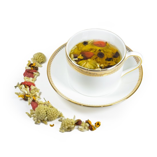 [HT01] Tea with Tibet Green Radish Tea, Wolfberry, Snow Chrysanthemum 綠蘿花杞子雪菊茶
