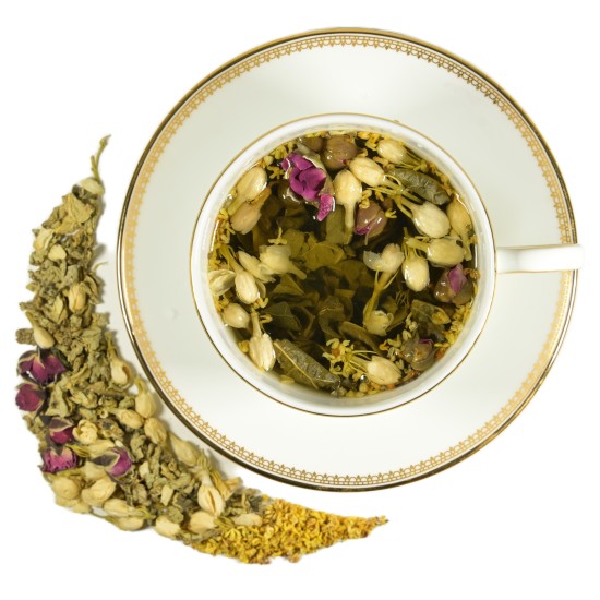 [HT20] 荷葉桂花茉莉玫瑰花茶 (荷葉三花茶)